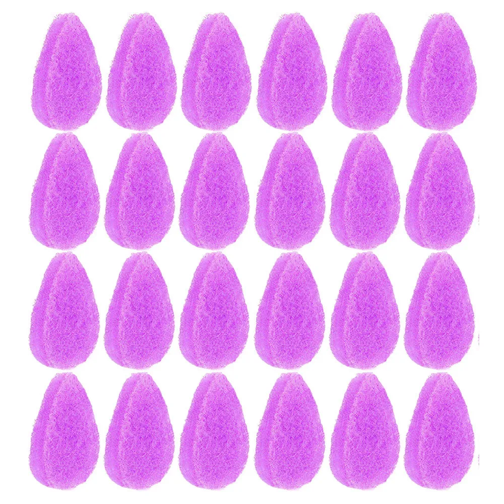 24 Face Cleansing Sponges Facial Exfoliating Buff Pads Lavender Vitamin E Scrub