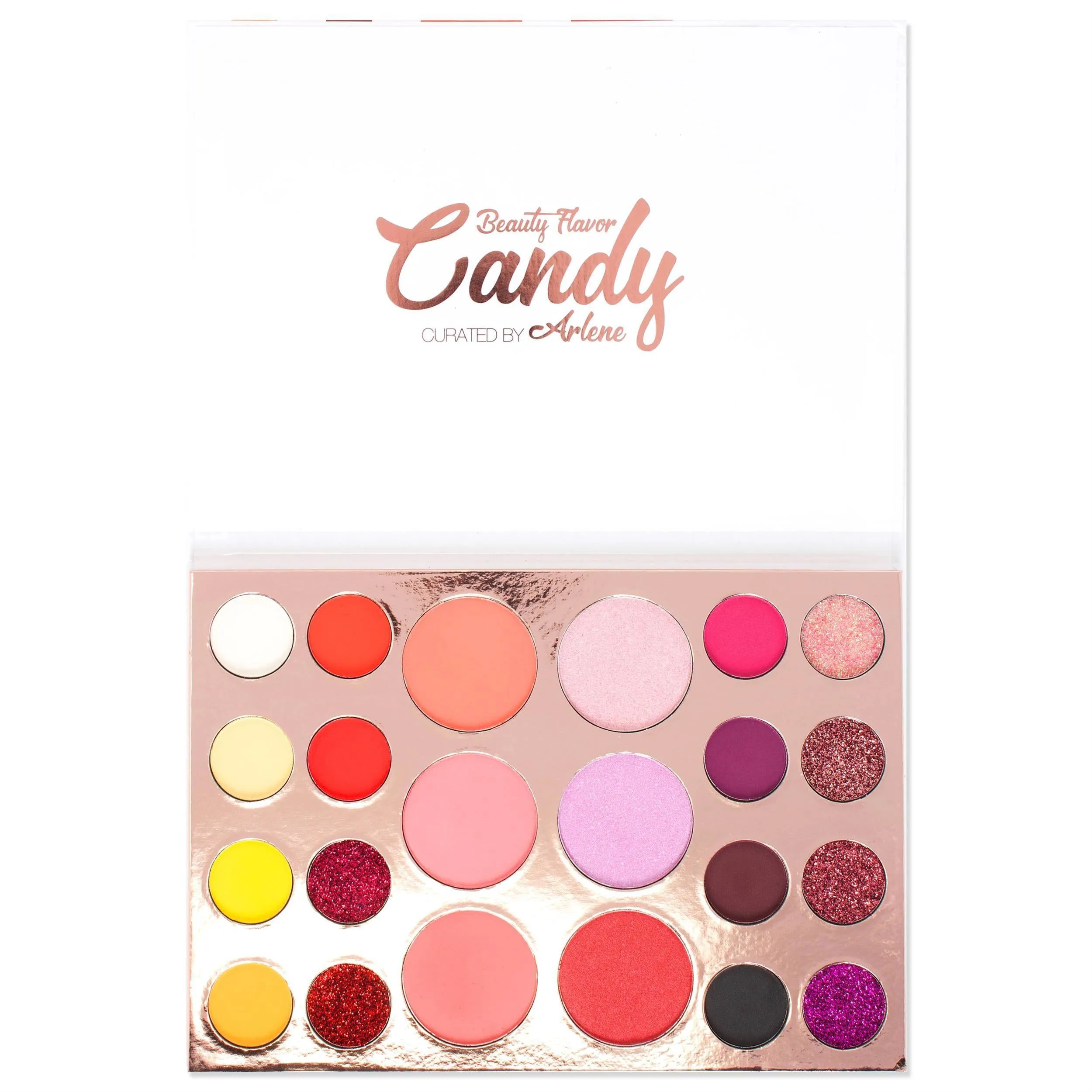 Alice Jane Colorful Eyeshadow Highlighter Blusher Palette Candy Beauty Flavor