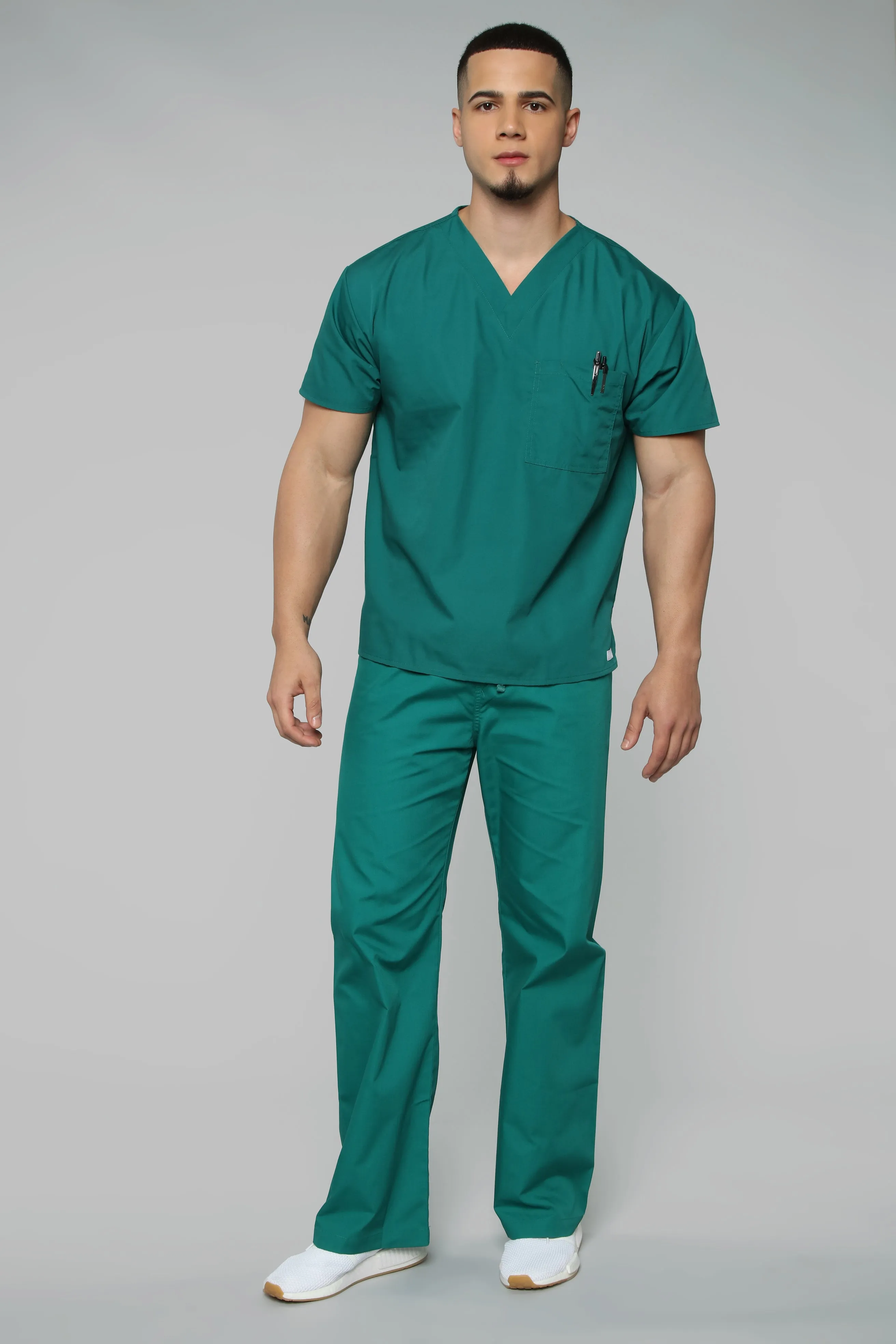 All Better Now Scrub Top - Hunter