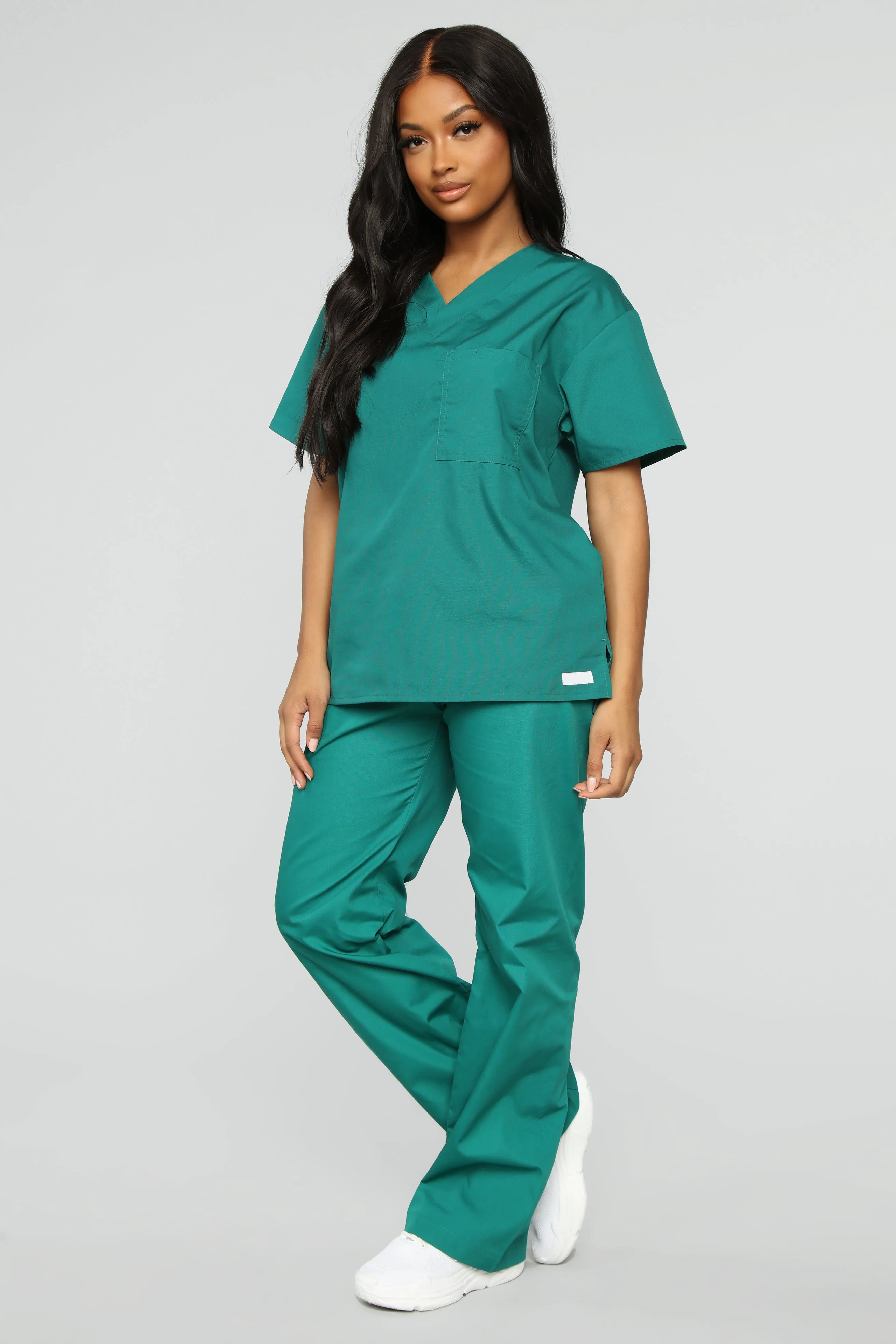 All Better Now Scrub Top - Hunter
