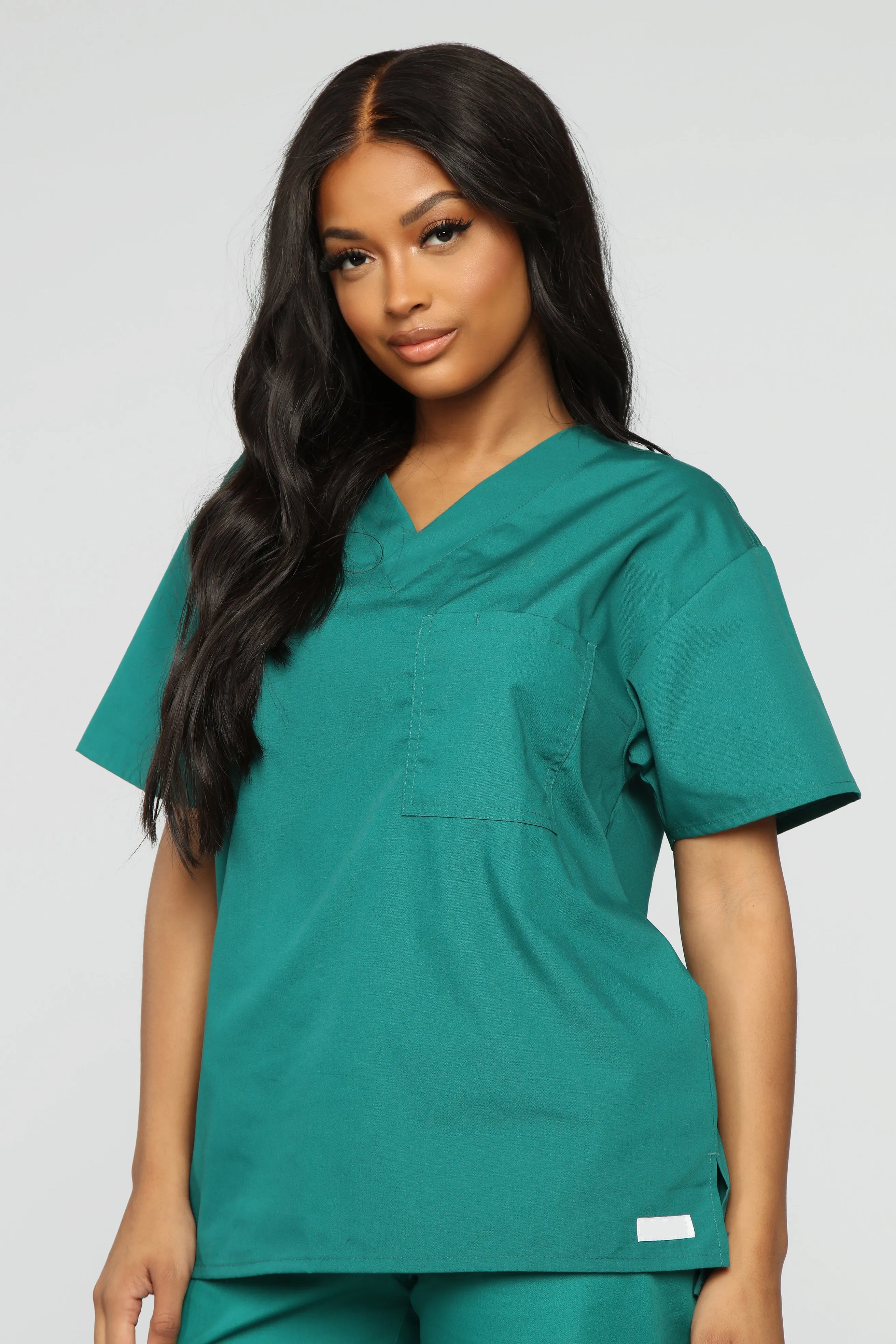 All Better Now Scrub Top - Hunter