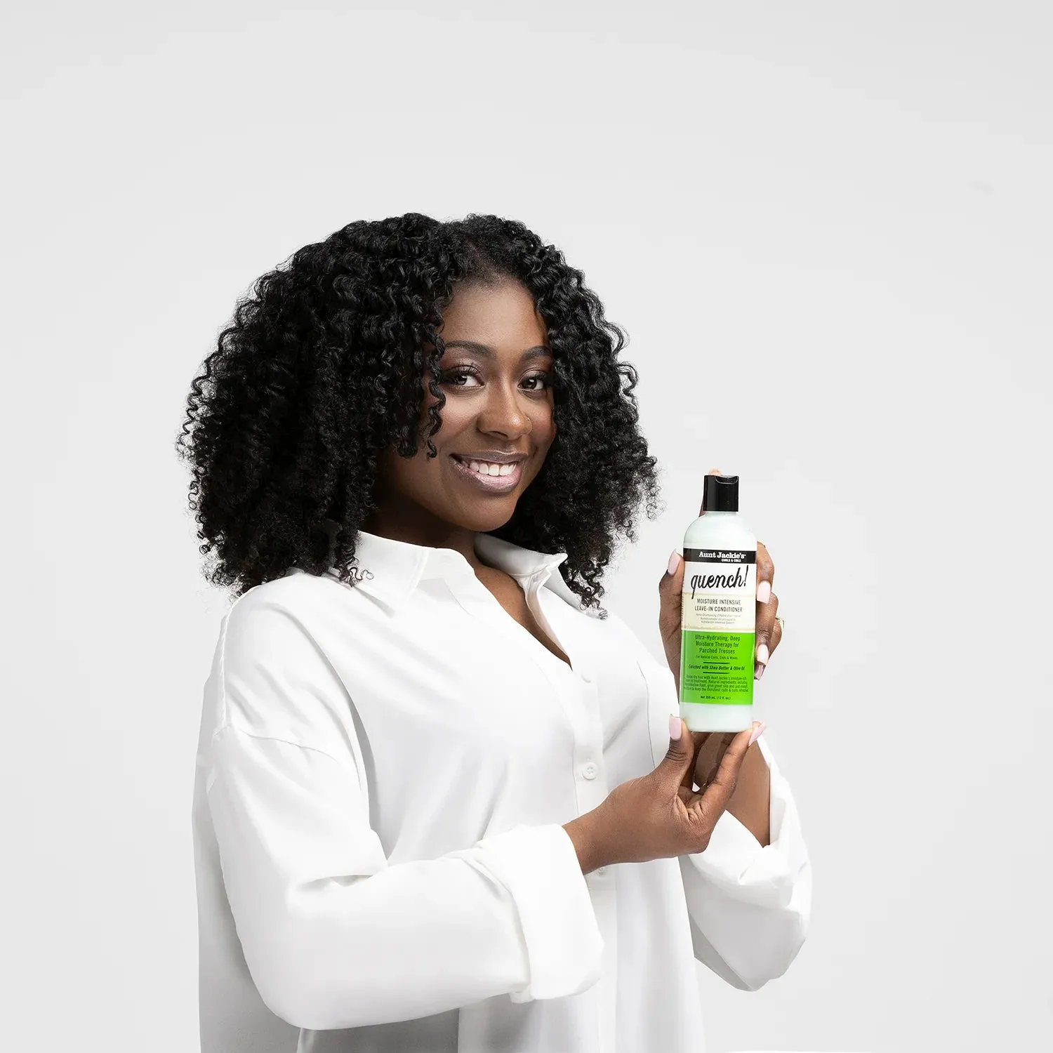 Aunt Jackie's Curls & Coils Quench! Moisture Intensive Leave-In Conditioner 12oz