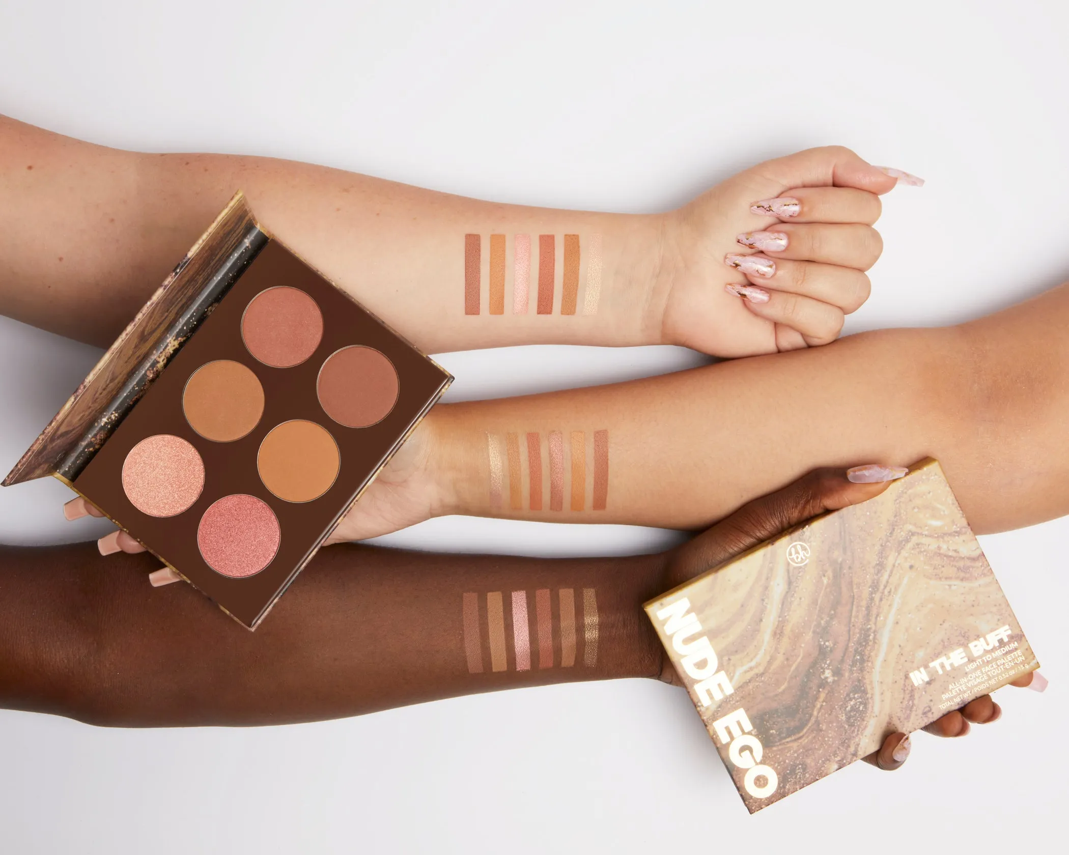 BH In The Buff Allinone Face Palette Light/Medium