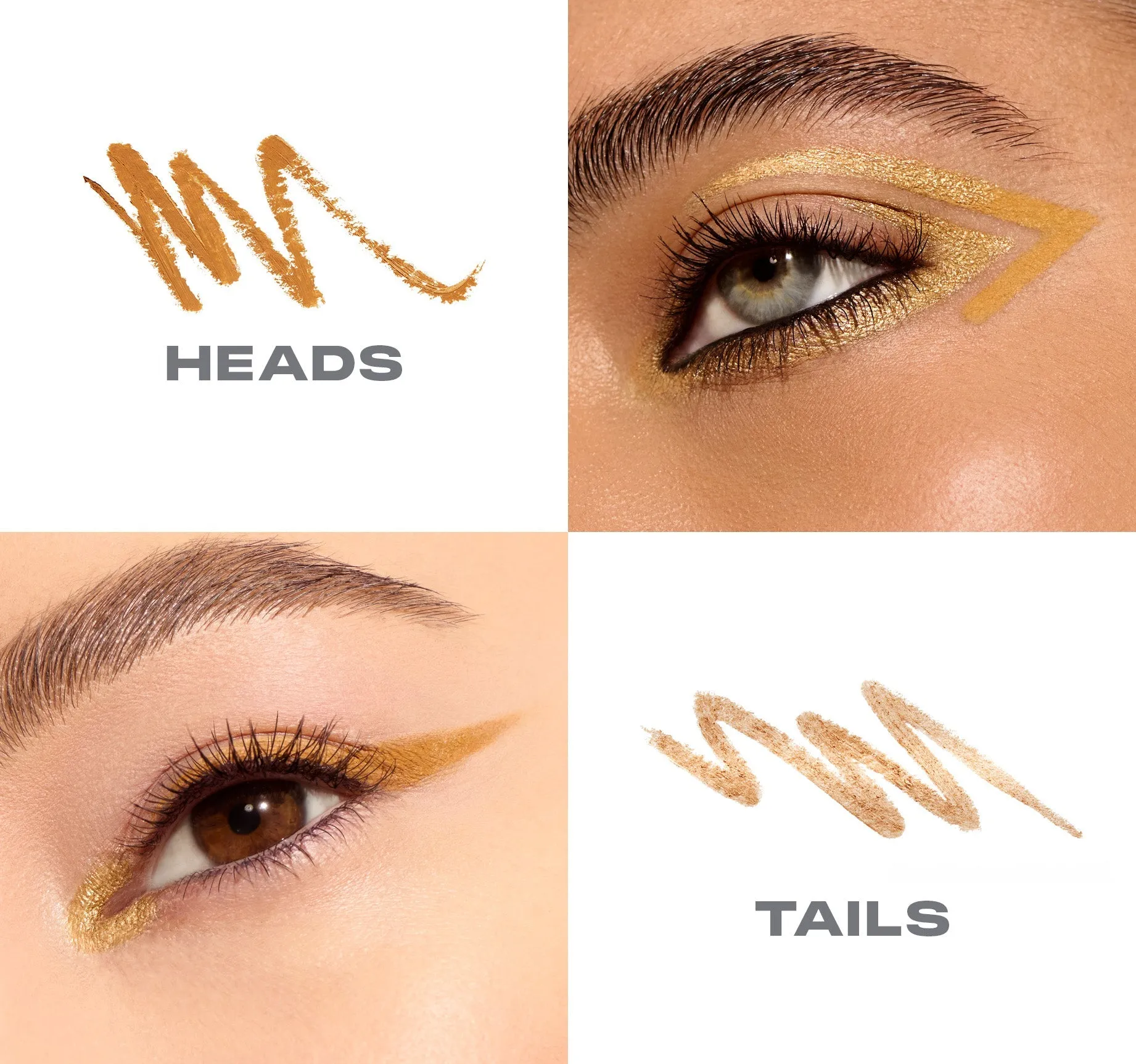 Bi-Liner Dual-Ended Gel Liners - Heads Or Tails