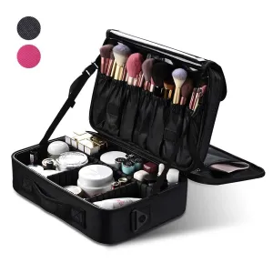Byootique Essential 13" Cosmetic Travel Train Case Makeup Storage Divider