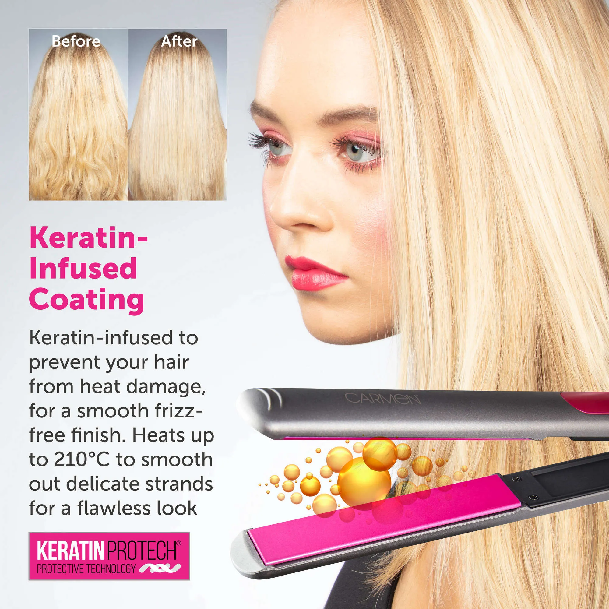 CARMEN HAIR DRYER   HAIR STRAIGHTENER SET