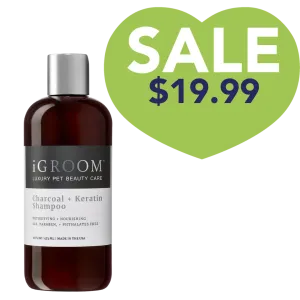Charcoal and Keratin Shampoo 16oz by iGroom