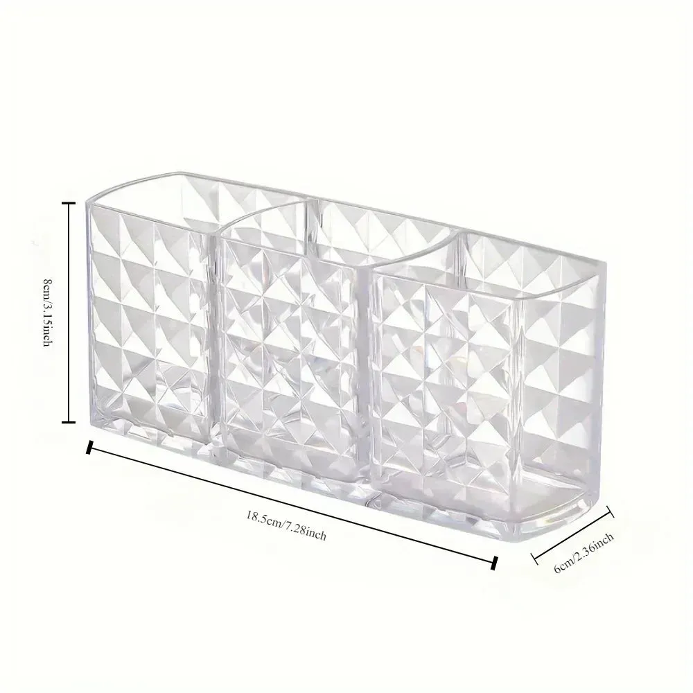 Crystal-Clear Acrylic Makeup Organizer