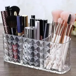 Crystal-Clear Acrylic Makeup Organizer