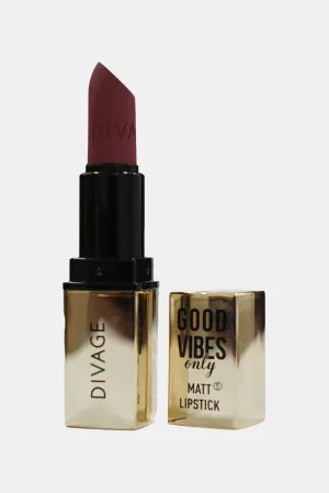 Divage Lipstick Good Vibes Only Colour 05 Matt Rich Rhubara