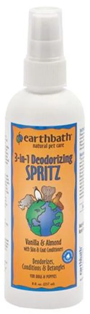 Earthbath - Deodorizing Spritz Vanilla Almond Scent with skin & Coat Conditioners