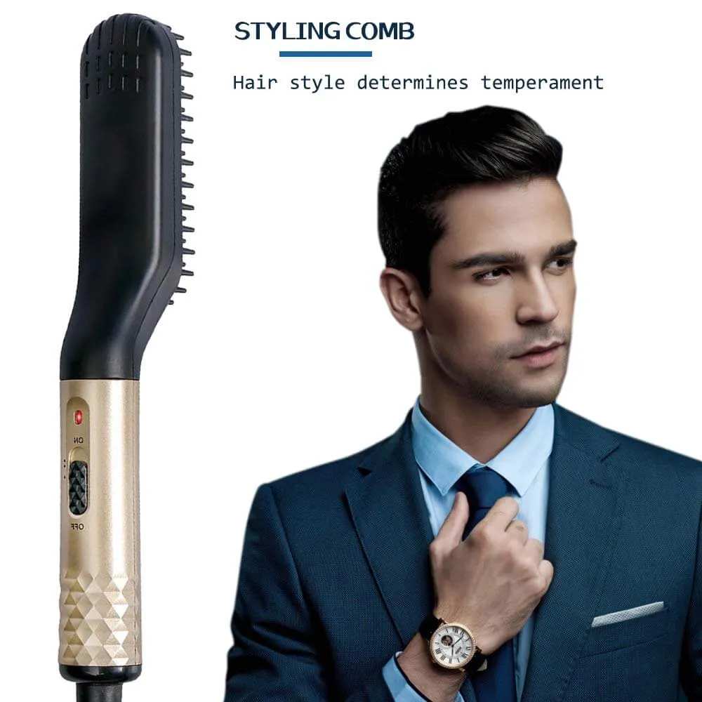 Electric Beard & Hair Straightener For Men