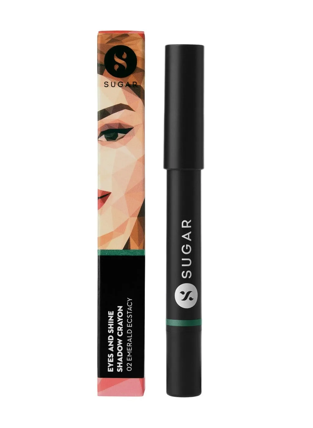 Eyes And Shine Shadow Crayon - 02 Emerald Ecstasy