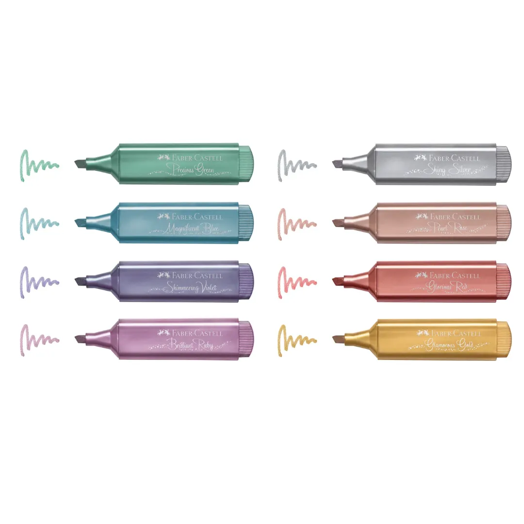 FABER-CASTELL TEXTLINERS - METALLIC SETS