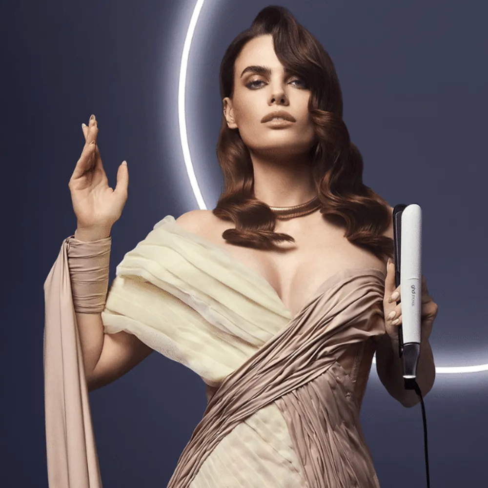 ghd Chronos Hair Straightener In White