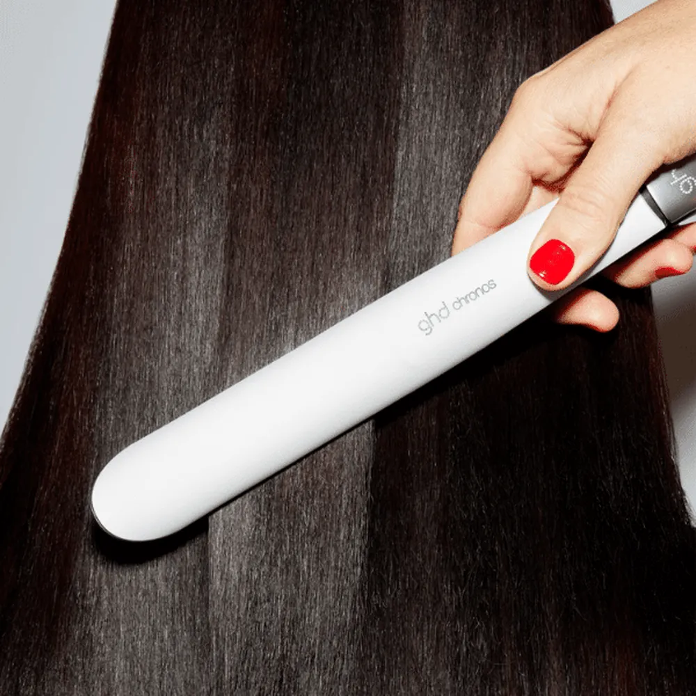 ghd Chronos Hair Straightener In White