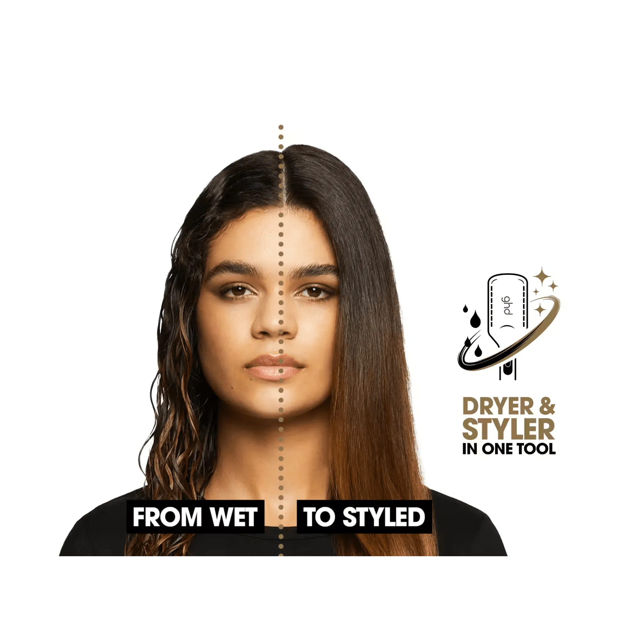 ghd Duet Style 2-in-1 Hot Air Styler In Black