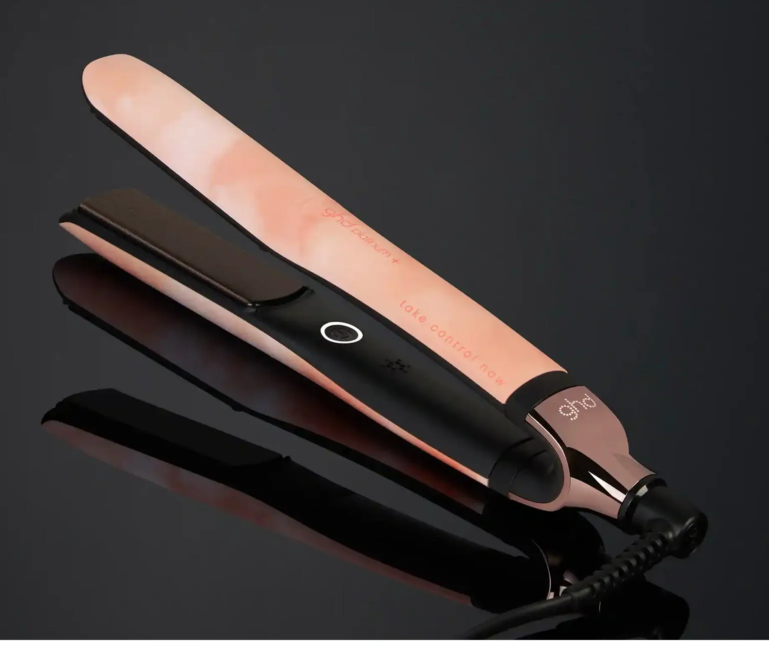 GHD Platinum  Styler In Peach Pink