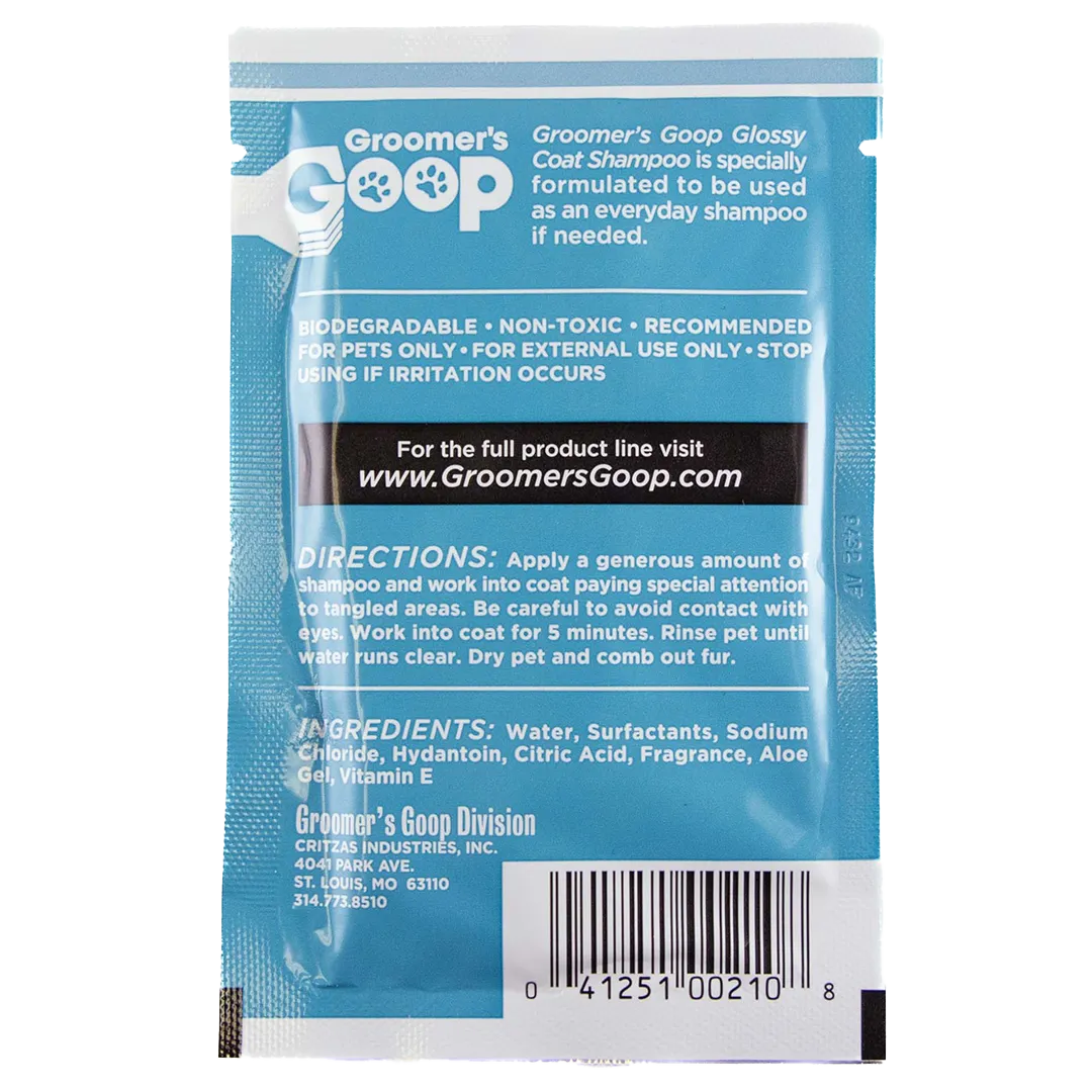 Glossy Coat Shampoo 1oz by Groomer's Goop