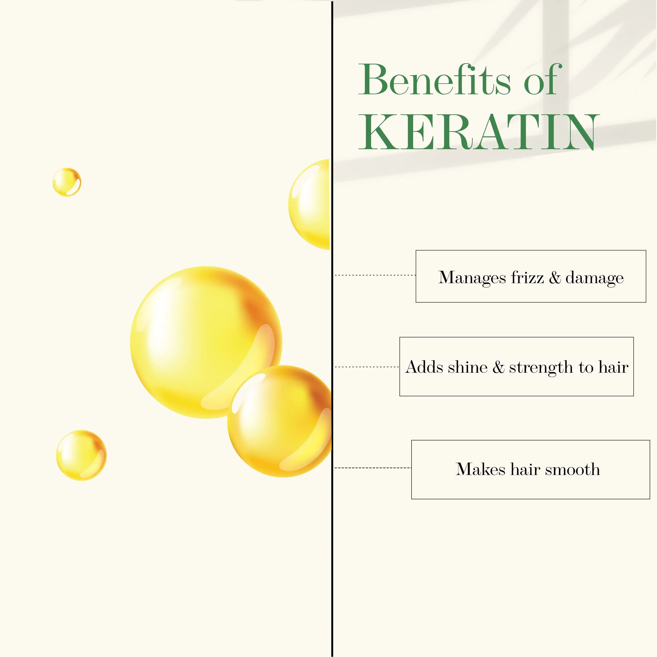 Good Vibes Keratin Nourishing Shampoo | Hair Repair, Anti-Dandruff, Strengthening | With Argan Oil | No Parabens, No Animal Testing (200 ml)