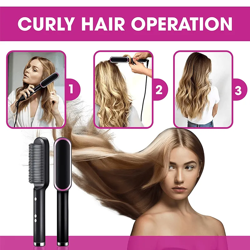 Hair Straightener -HQT-909B BLACK