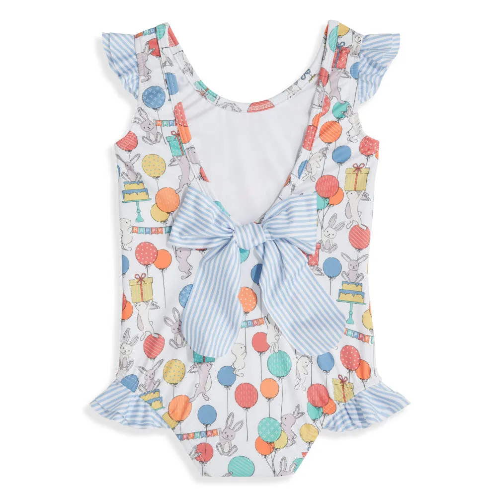 Hannah Bathing Suit -- Bunny Party