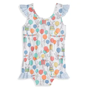 Hannah Bathing Suit -- Bunny Party