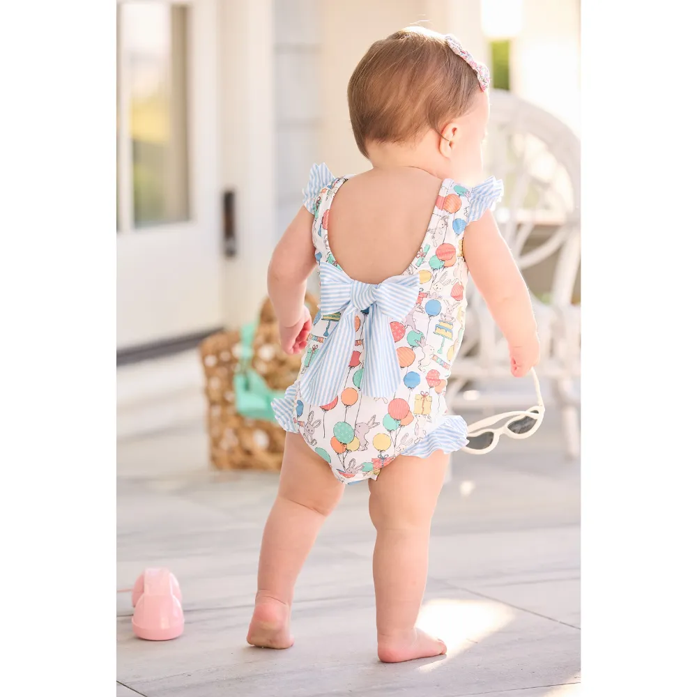 Hannah Bathing Suit -- Bunny Party