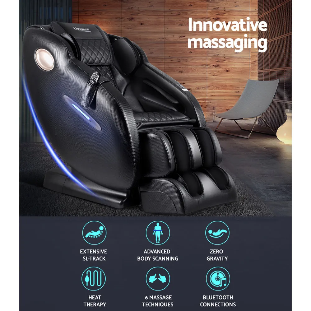 Heated Zero-Gravity Massage Chair, 3D Speakers - Livemor