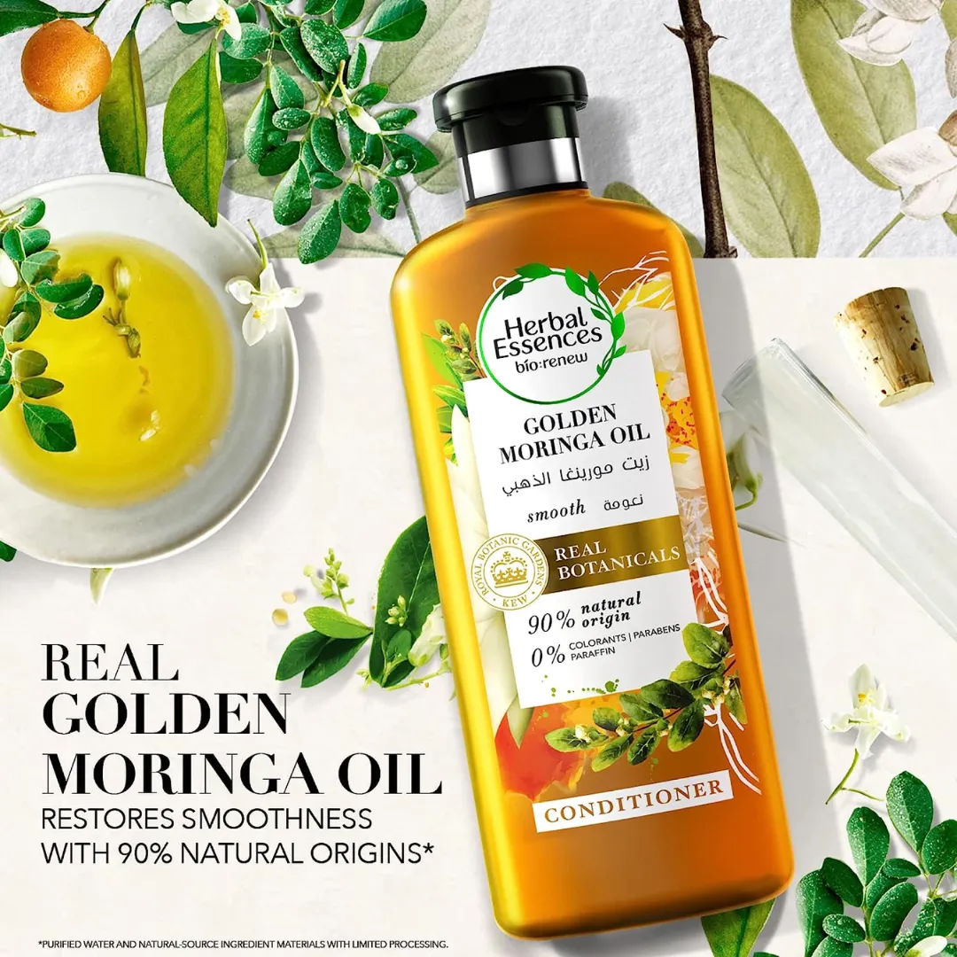 Herbal Essences Bio Renew Smooth Golden Moringa Oil Conditioner 400ml