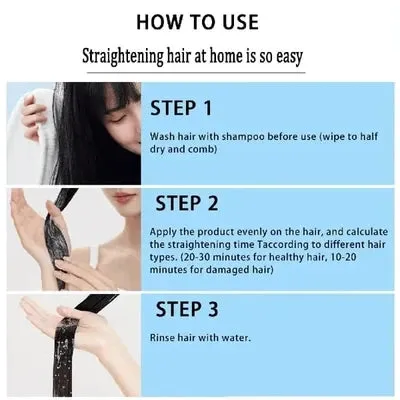 🔥Holiday Sale🔥Silk & Keratin Hair Straightening Cream