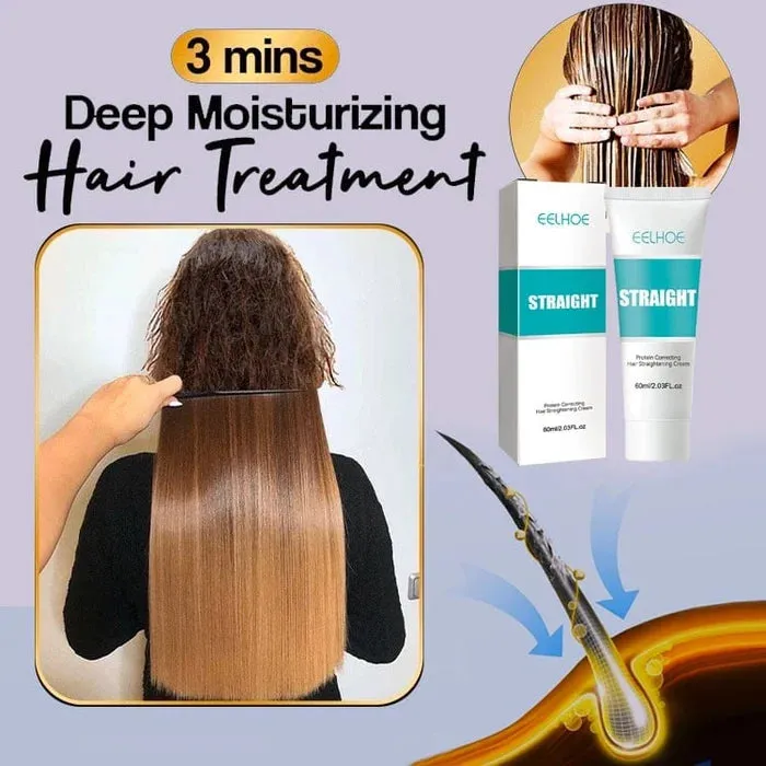 🔥Holiday Sale🔥Silk & Keratin Hair Straightening Cream