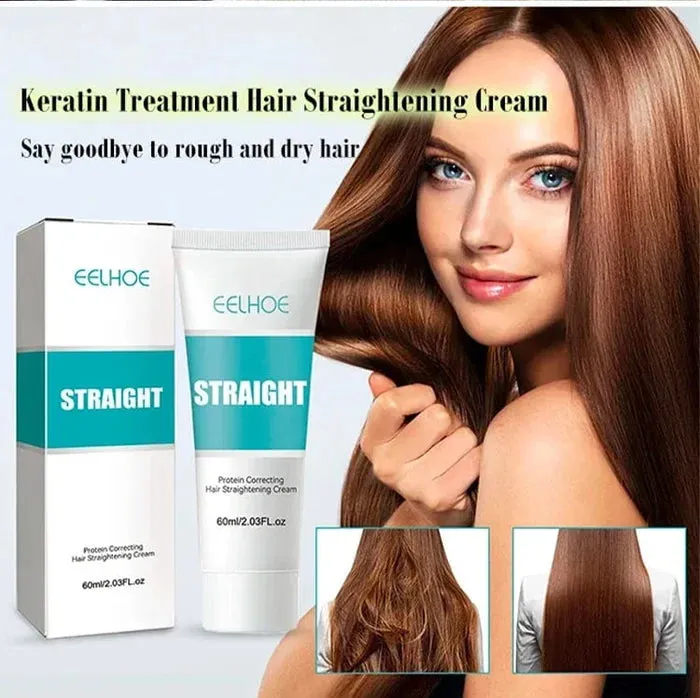 🔥Holiday Sale🔥Silk & Keratin Hair Straightening Cream