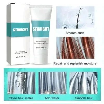 🔥Holiday Sale🔥Silk & Keratin Hair Straightening Cream