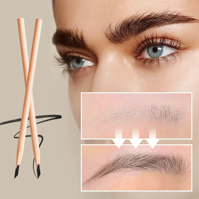 Hot sale Waterproof Wooden Eyebrow Pencil
