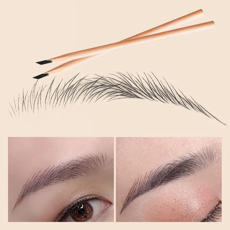 Hot sale Waterproof Wooden Eyebrow Pencil