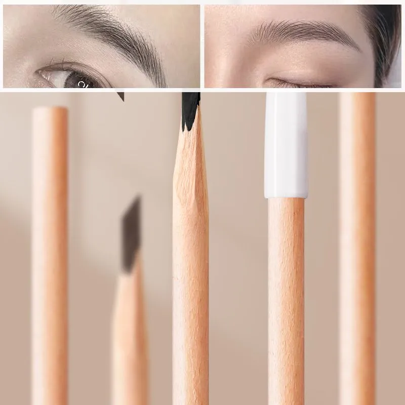 Hot sale Waterproof Wooden Eyebrow Pencil