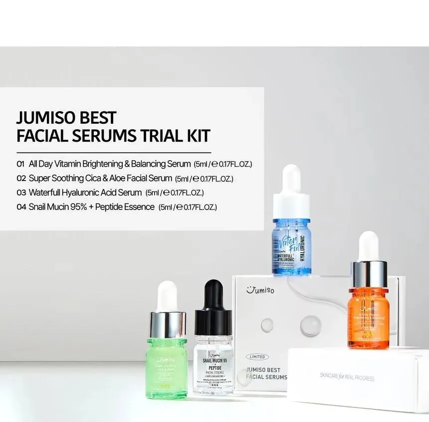 Jumiso best facial serums trial kit