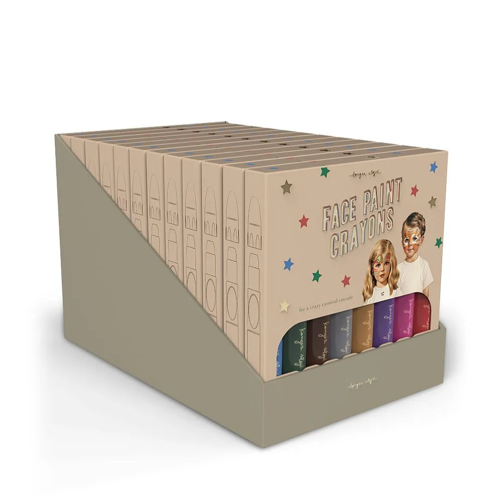 Konges Sljd Face Paint Crayons 12pcs
