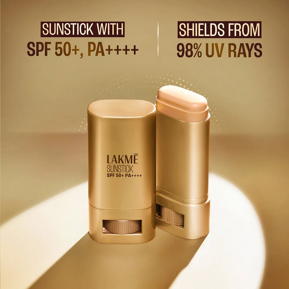 Lakmē Sun Expert Invisible Sunstick SPF 50  PA     for UVA/B,No white cast,on the go protection 18G
