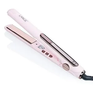 L’Ange Hair Le Rêve Blush Titanium Straightener - 2 in 1 Ceramic Hair Straightener - Titanium Hair Straightener with Dual Voltage - Ionic Straightener with Digital Display - 1“ Plate, MSRP $179.00