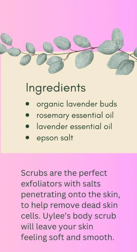 Lavender Body Scrub, 4 oz