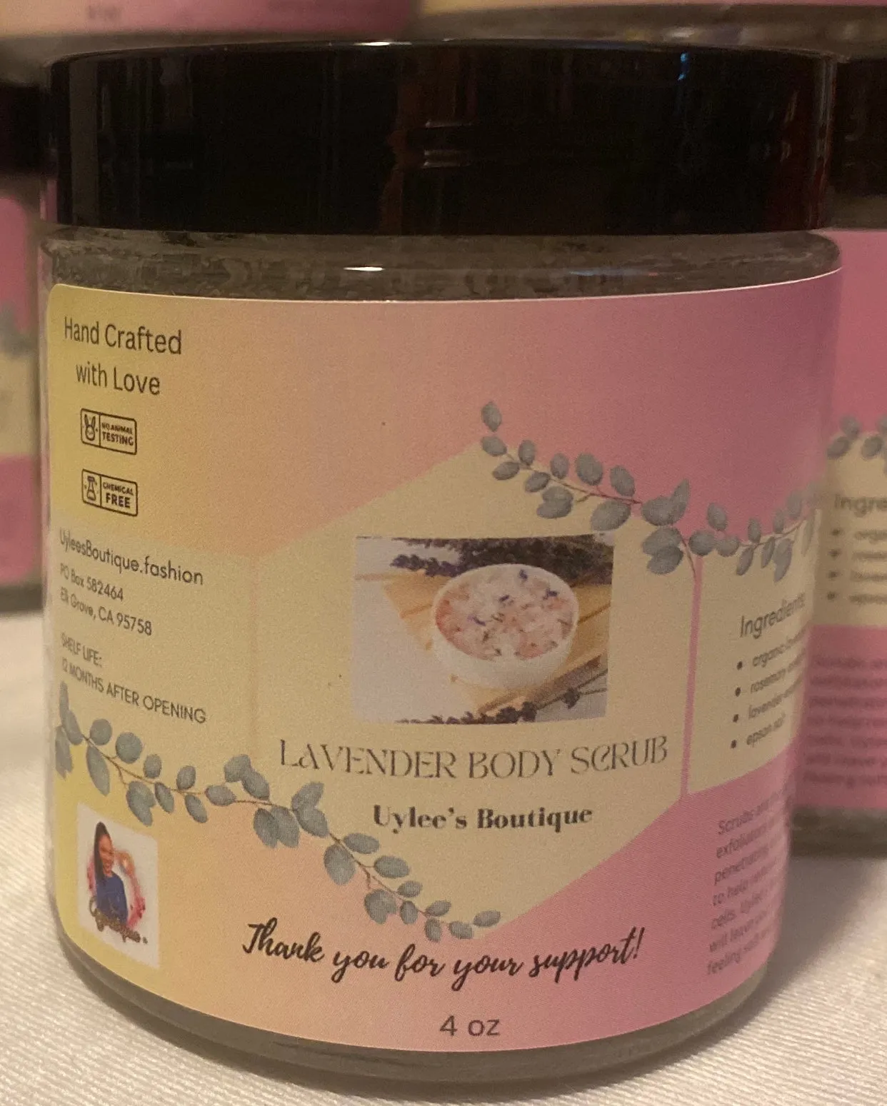 Lavender Body Scrub, 4 oz