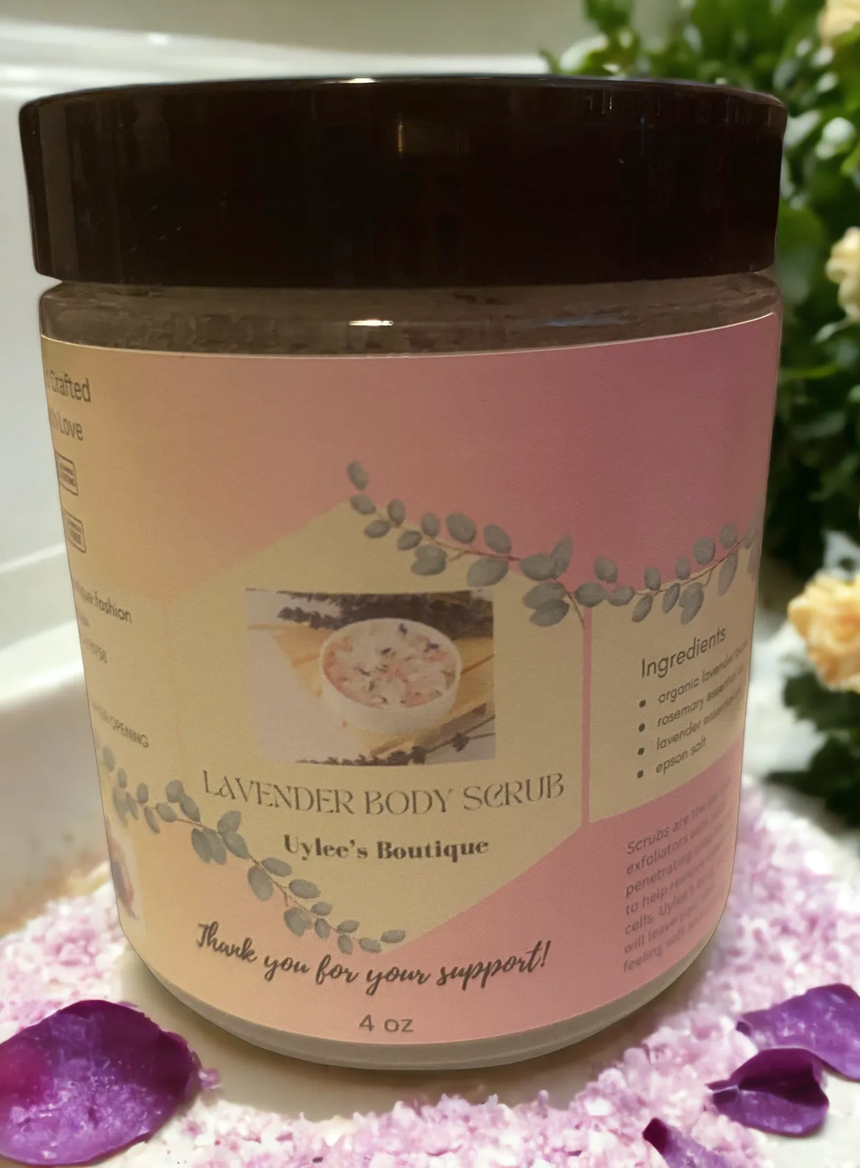 Lavender Body Scrub, 4 oz