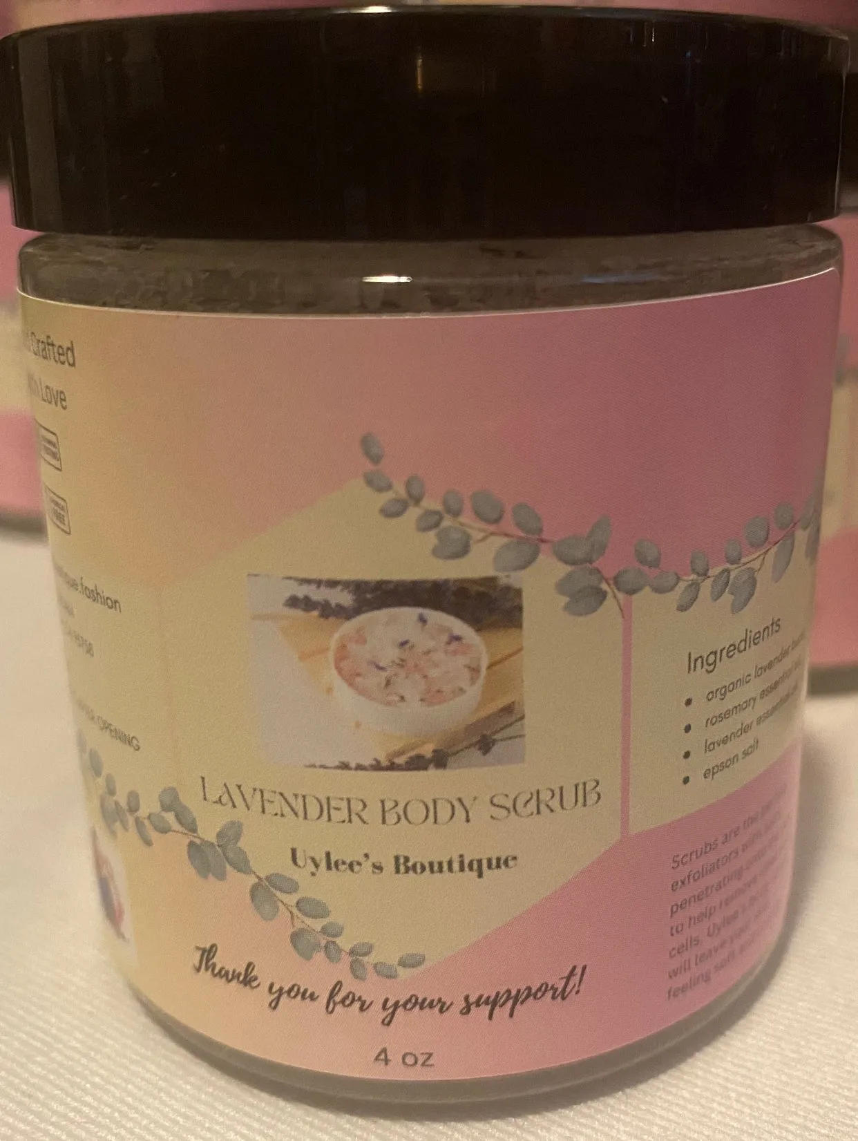 Lavender Body Scrub, 4 oz