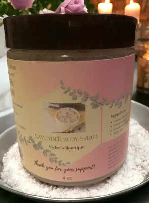 Lavender Body Scrub, 4 oz