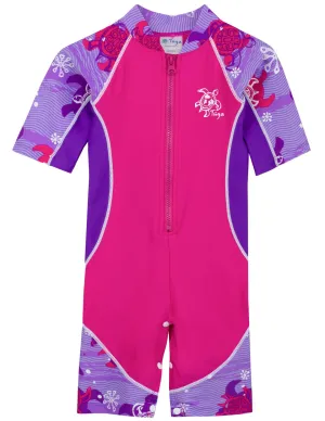 Low Tide One Piece Sunsuit - Purple Wave