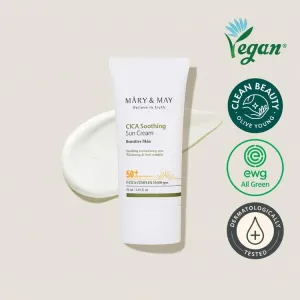 MARY&MAY CICA Soothing Sun Cream SPF50  PA     - 50ml