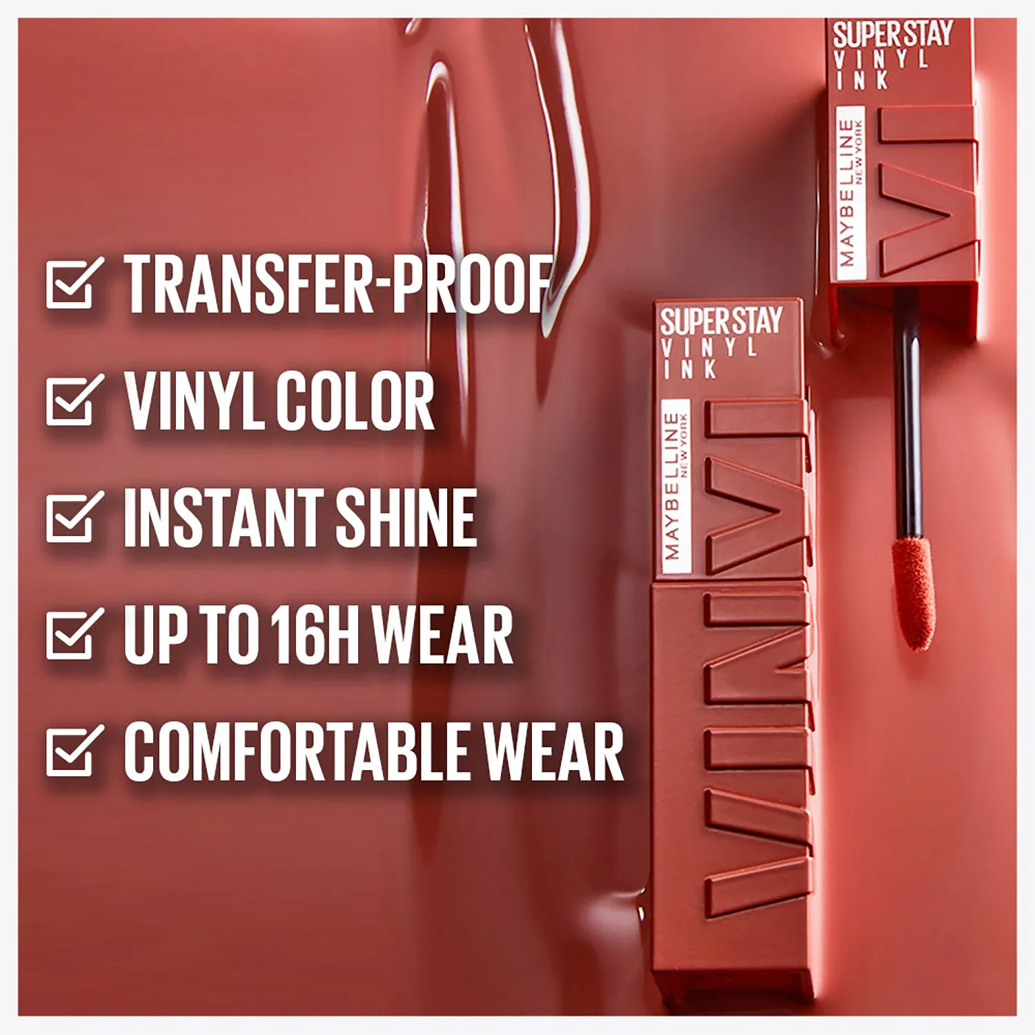 Maybelline New York Superstay Vinyl Ink Liquid Lipstick, Irresistible 4.2 ml