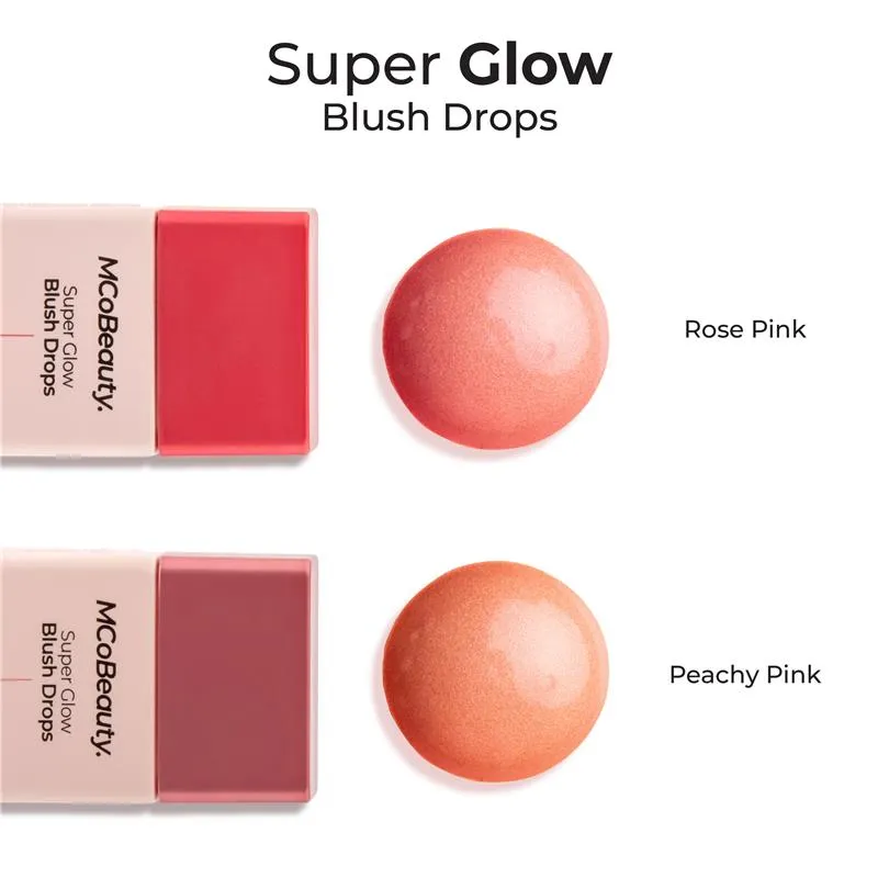 MCOBEAUTY Super Glow Blush Drops - Peach Pink
